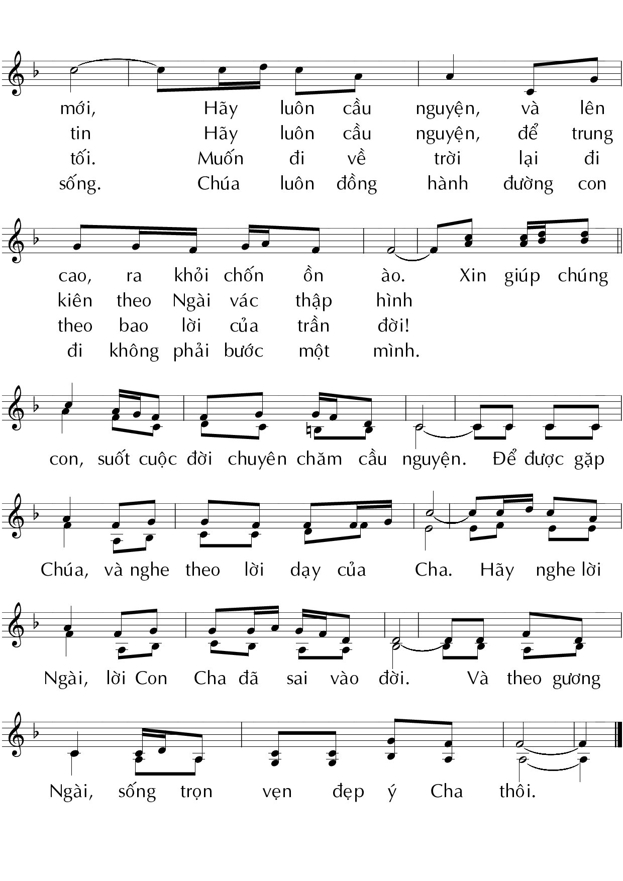 Page 2 of Sheet music PDF Chúa biến hình - Huy Hoàng