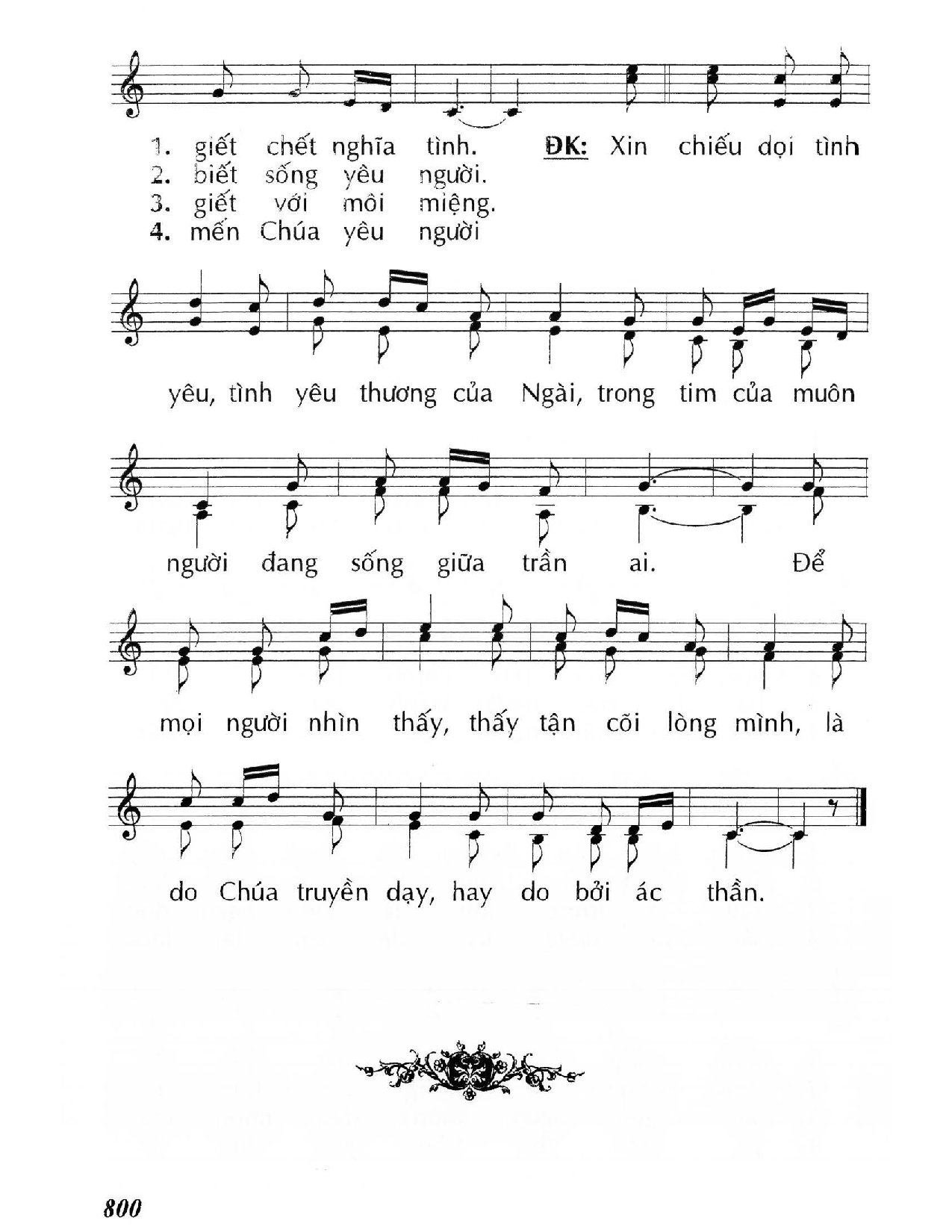Page 2 of Sheet music PDF Hãy xét lại lòng con - Huy Hoàng