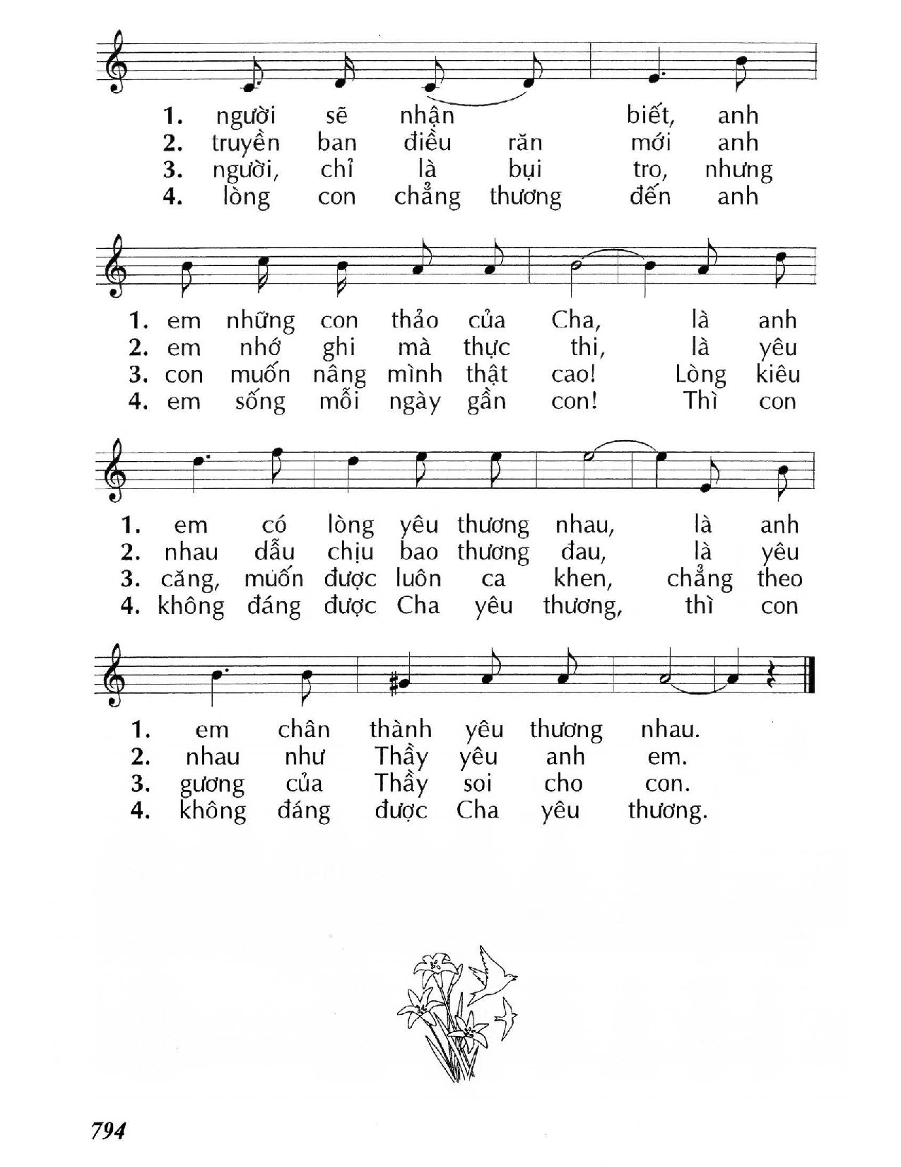 Page 2 of Sheet music PDF Hãy rửa chân cho nhau - Huy Hoàng