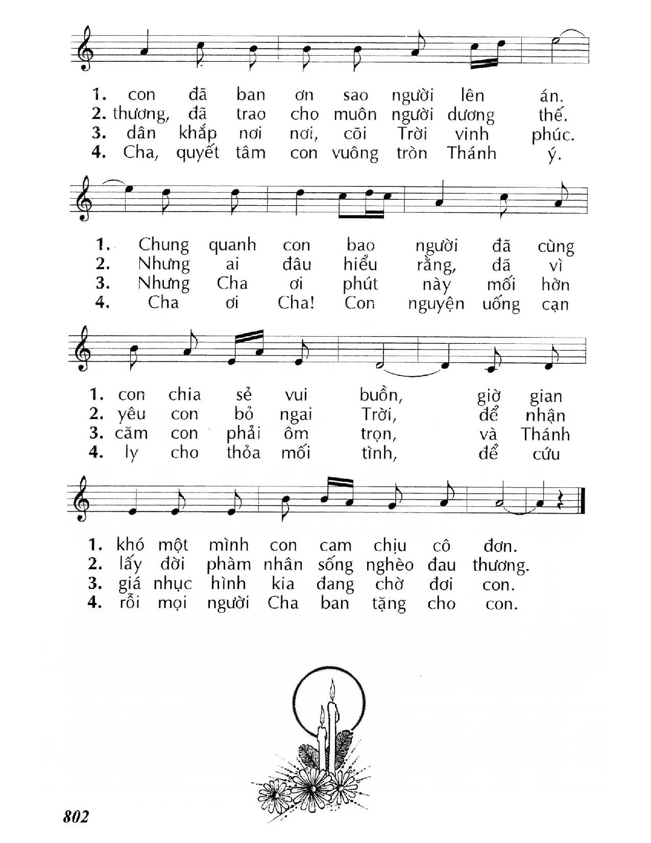 Page 2 of Sheet music PDF Lạy Cha - Huy Hoàng