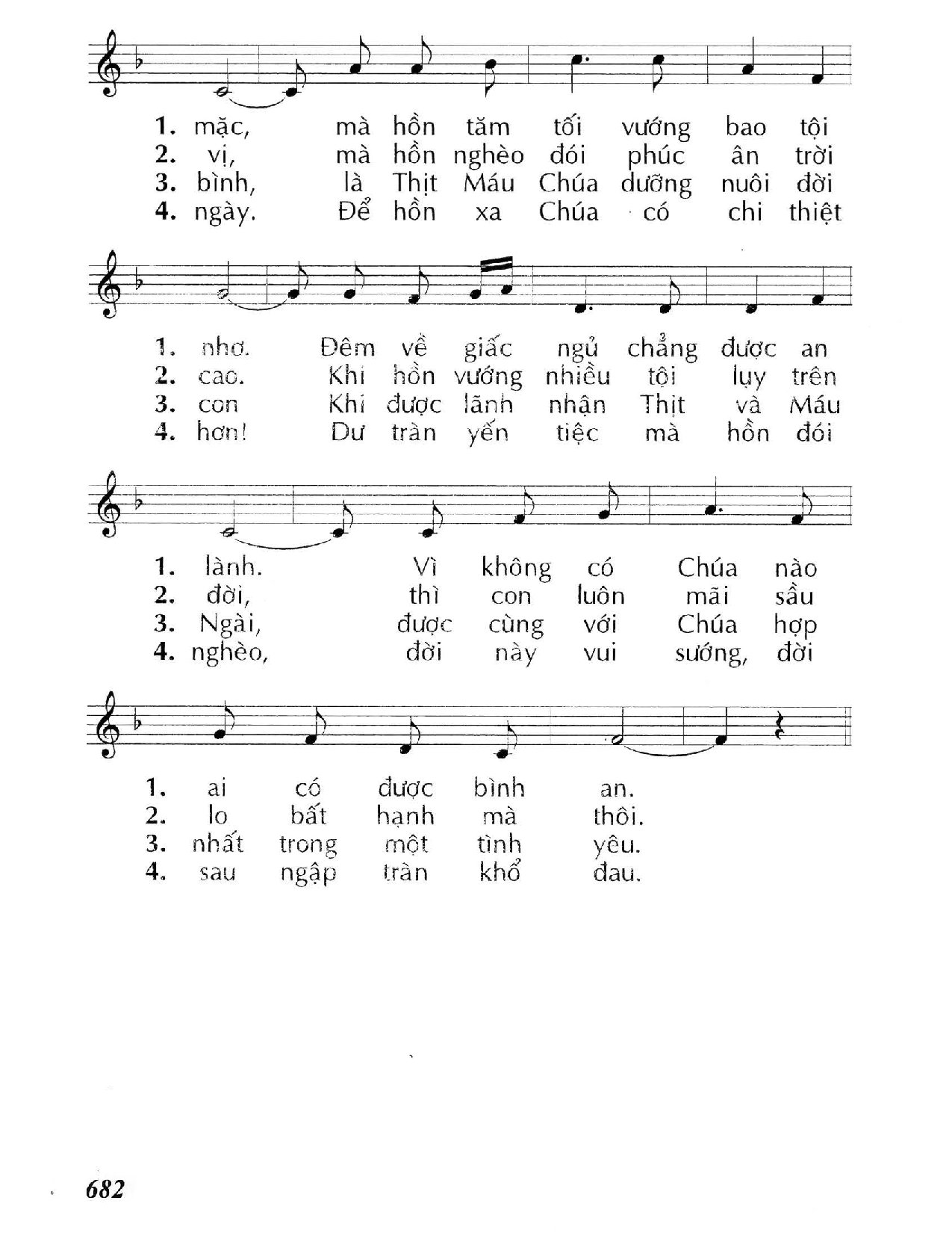 Page 2 of Sheet music PDF Mình Máu Chúa /2 - Huy Hoàng
