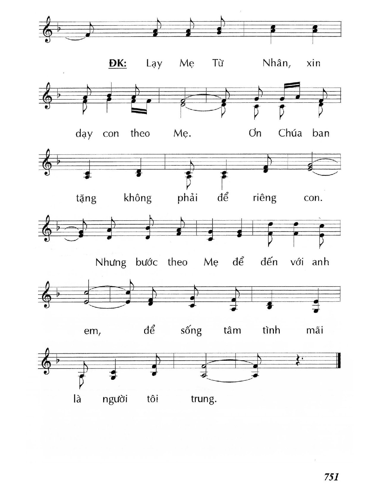 Page 2 of Sheet music PDF Theo Mẹ đi phục vụ - Huy Hoàng