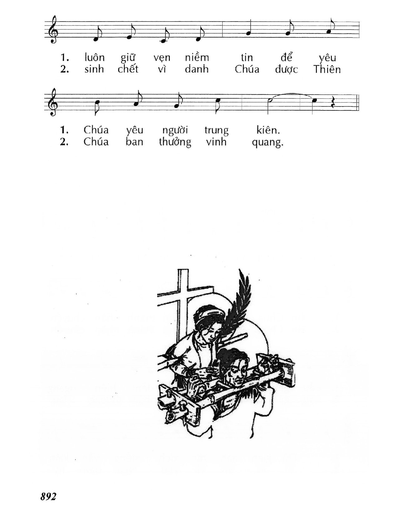 Page 2 of Sheet music PDF Một Thánh Tử đạo - Huy Hoàng