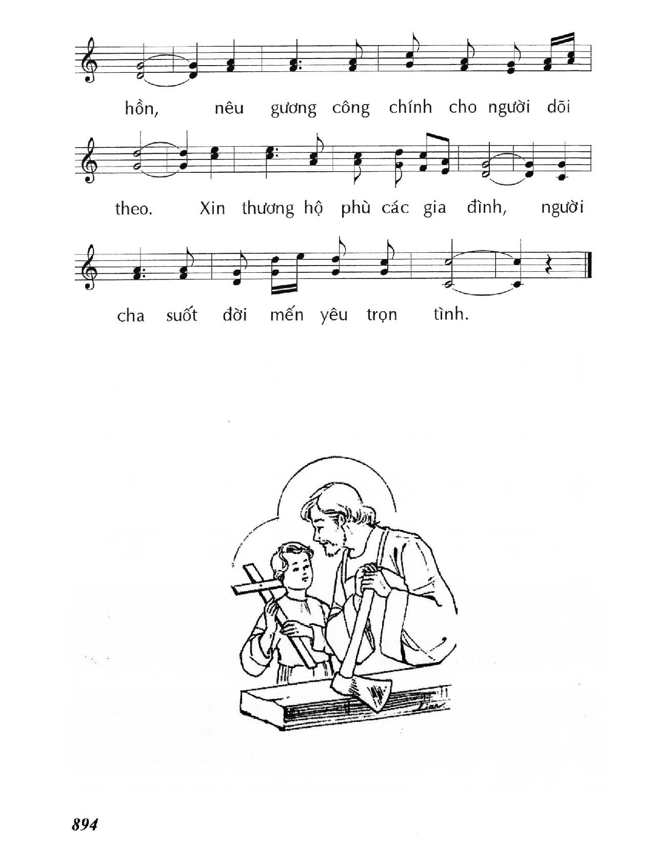 Page 2 of Sheet music PDF Thánh Giuse - Huy Hoàng