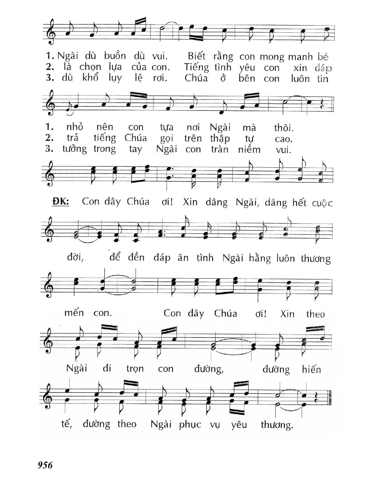 Page 2 of Sheet music PDF Dâng hiến Ngài - Huy Hoàng