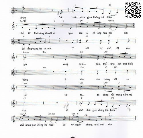 Page 2 of Sheet music PDF Em hiểu vì đâu chim gọi nhau - Trần Duy Đức