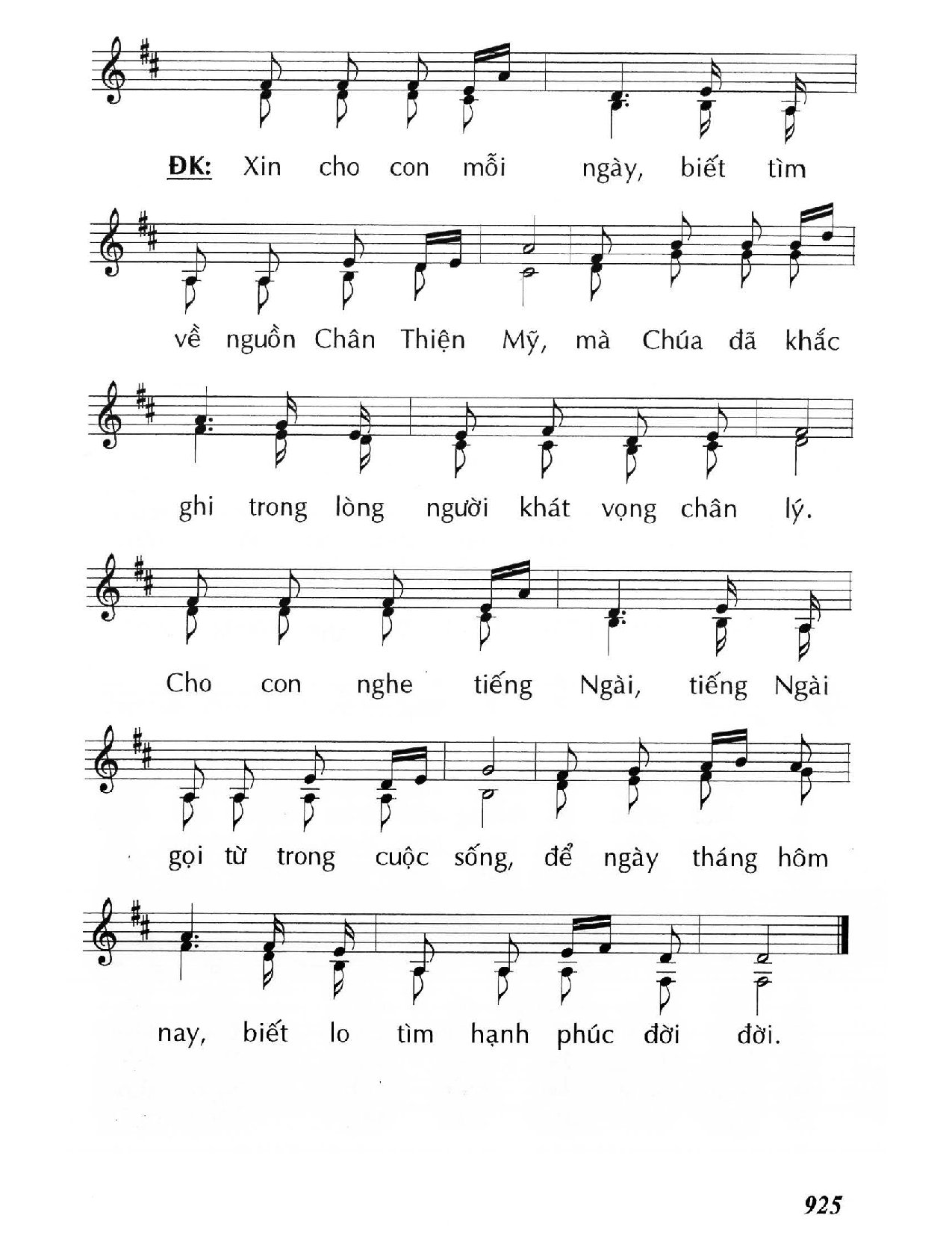 Page 2 of Sheet music PDF Nhìn đoàn người tiễn đưa - Huy Hoàng