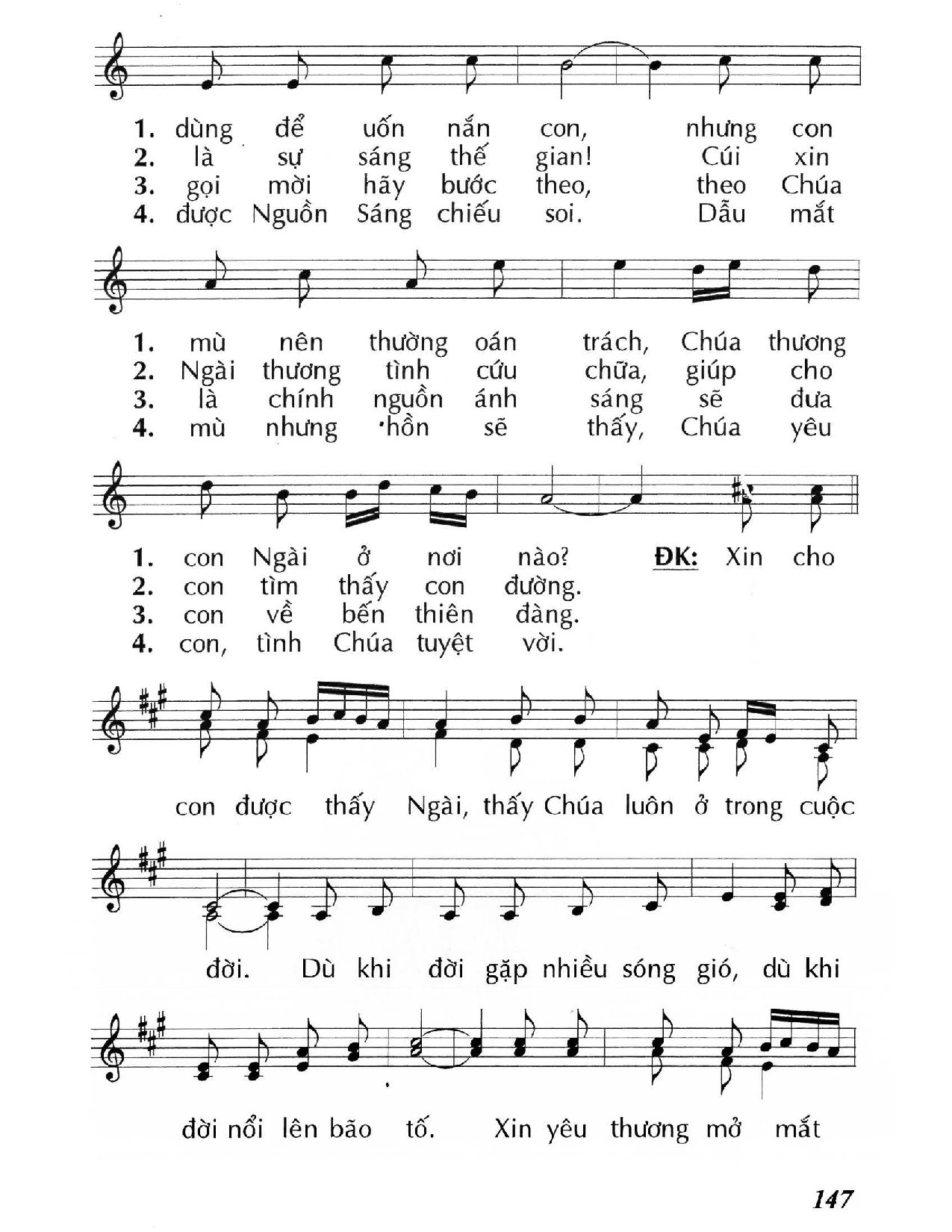 Page 2 of Sheet music PDF Con mù lòa… (Ga 9, 41) – Chúa Nhật 4 Mùa Chay/A. - Huy Hoàng