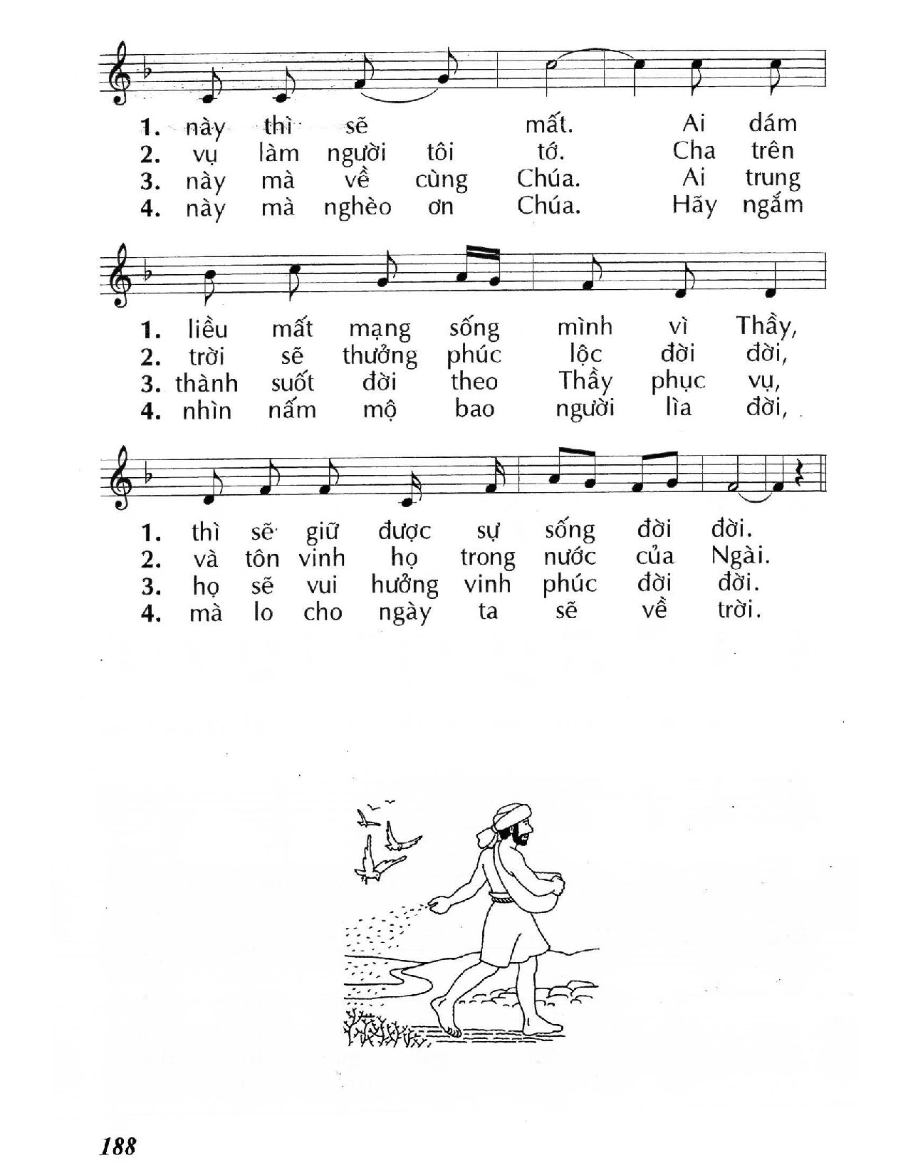 Page 2 of Sheet music PDF Nếu hạt lúa (Ga 12, 20-33) – Chúa Nhật 5 Mùa Chay/B. - Huy Hoàng
