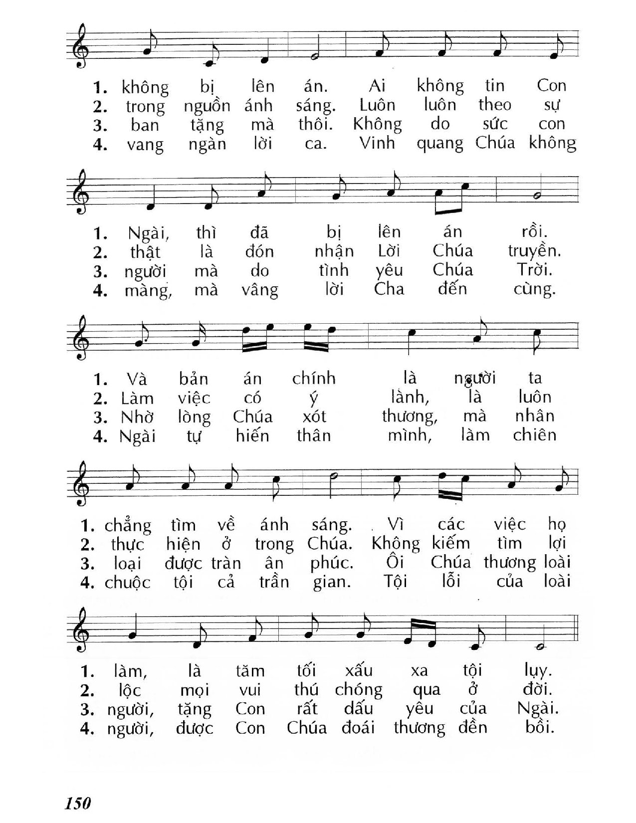 Page 2 of Sheet music PDF Thiên Chúa yêu thế gian (Ga 3, 14-21) – Chúa Nhật 4 Mùa Chay/B. - Huy Hoàng