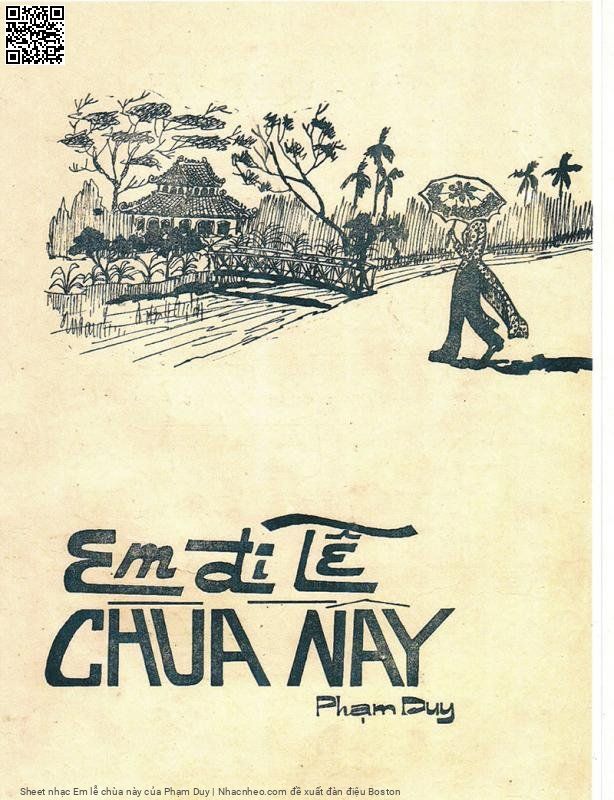 Page 3 of Sheet music PDF Em lễ chùa này - Phạm Duy
