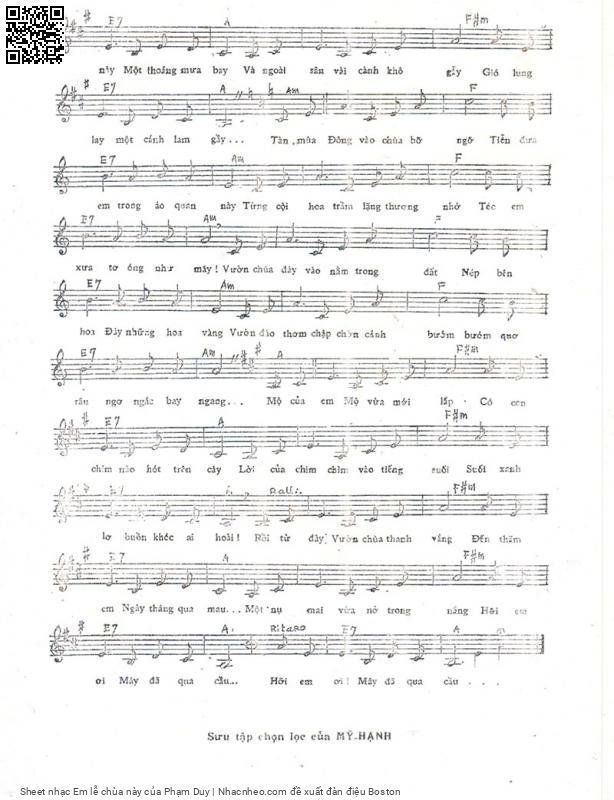Page 5 of Sheet music PDF Em lễ chùa này - Phạm Duy