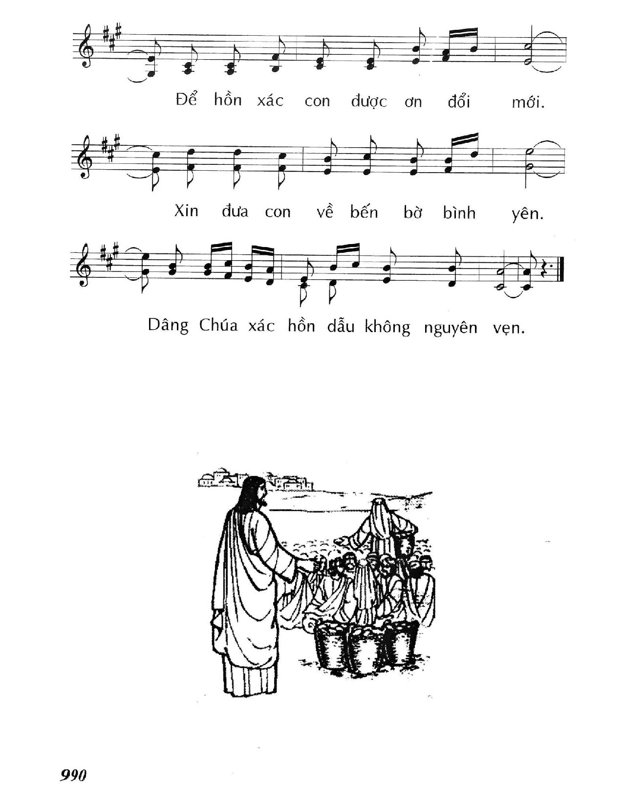 Page 2 of Sheet music PDF Biết bao lần con hứa (Lc 9,23-27) - Huy Hoàng