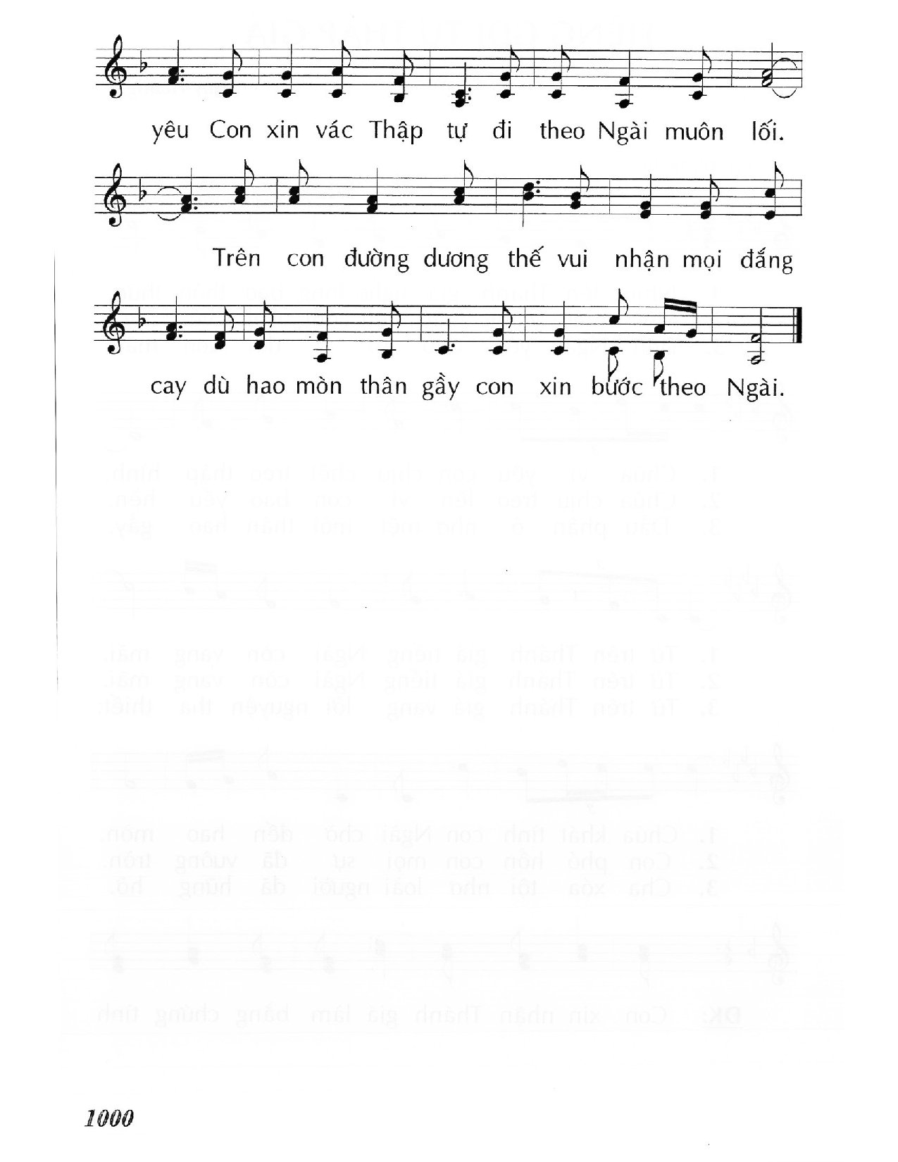 Page 2 of Sheet music PDF Tiếng gọi từ Thập giá (Ga 18,16-30) - Huy Hoàng
