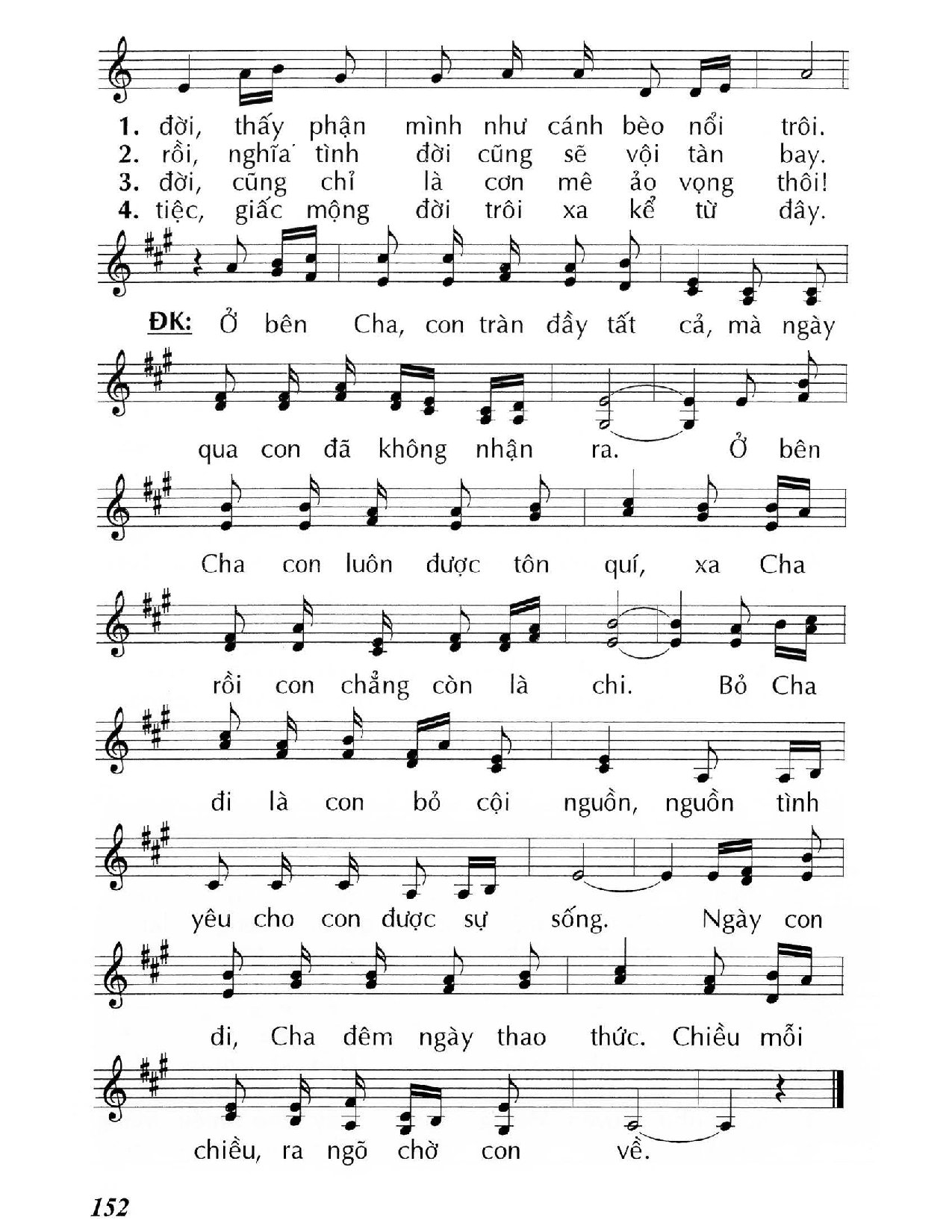 Page 2 of Sheet music PDF Con như người con thứ - Huy Hoàng