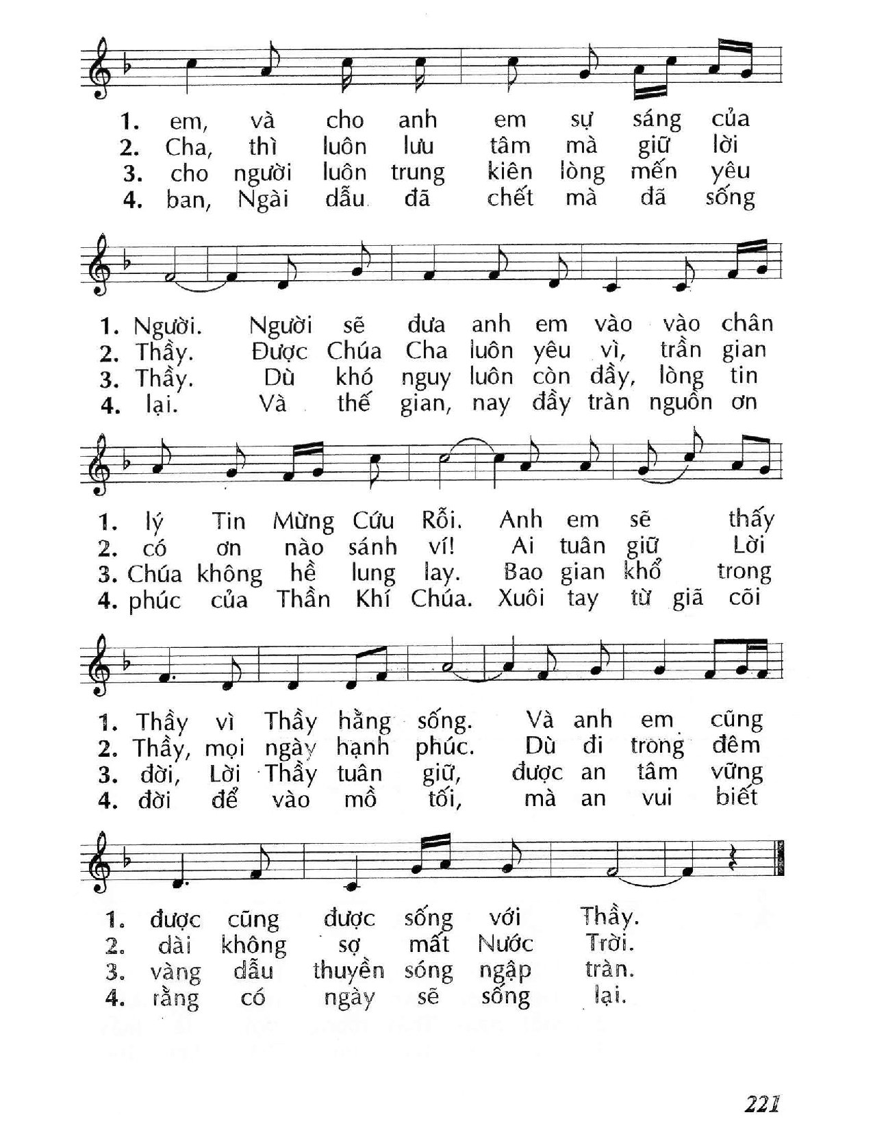 Page 2 of Sheet music PDF Đấng bảo trợ khác - Huy Hoàng