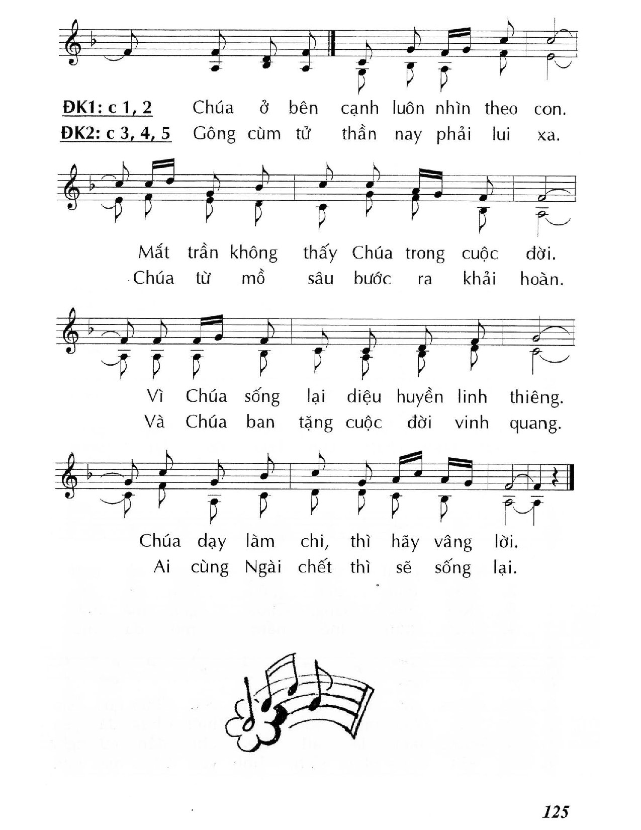 Page 2 of Sheet music PDF Chúa luôn kề bên - Huy Hoàng