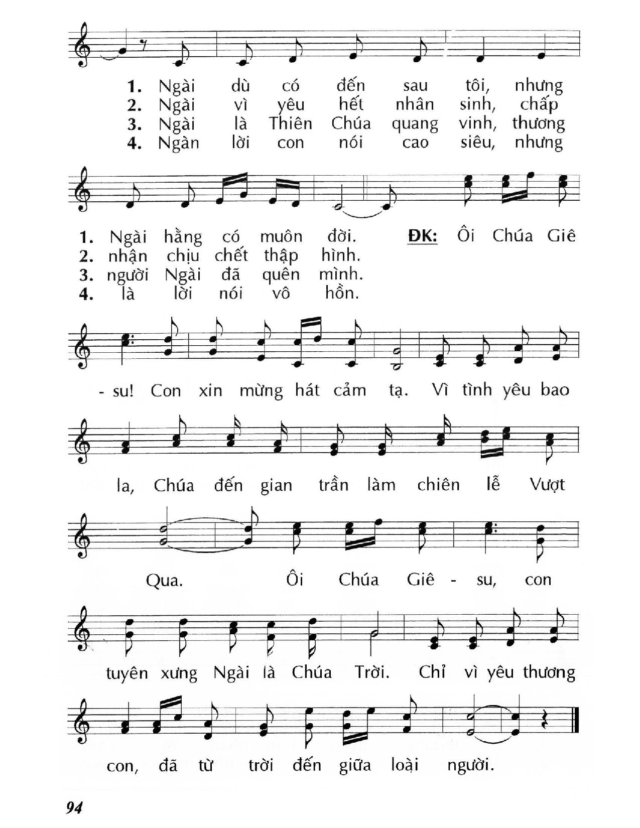 Page 2 of Sheet music PDF Đây Chiên Thiên Chúa - Huy Hoàng