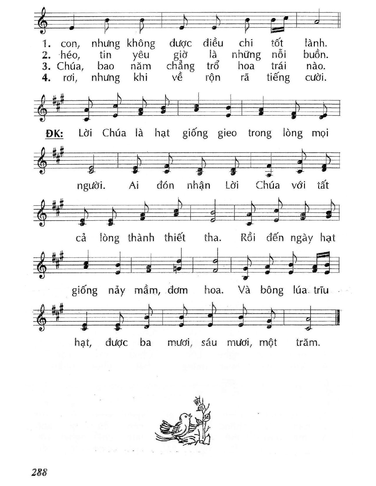 Page 2 of Sheet music PDF Người đi gieo giống - Huy Hoàng