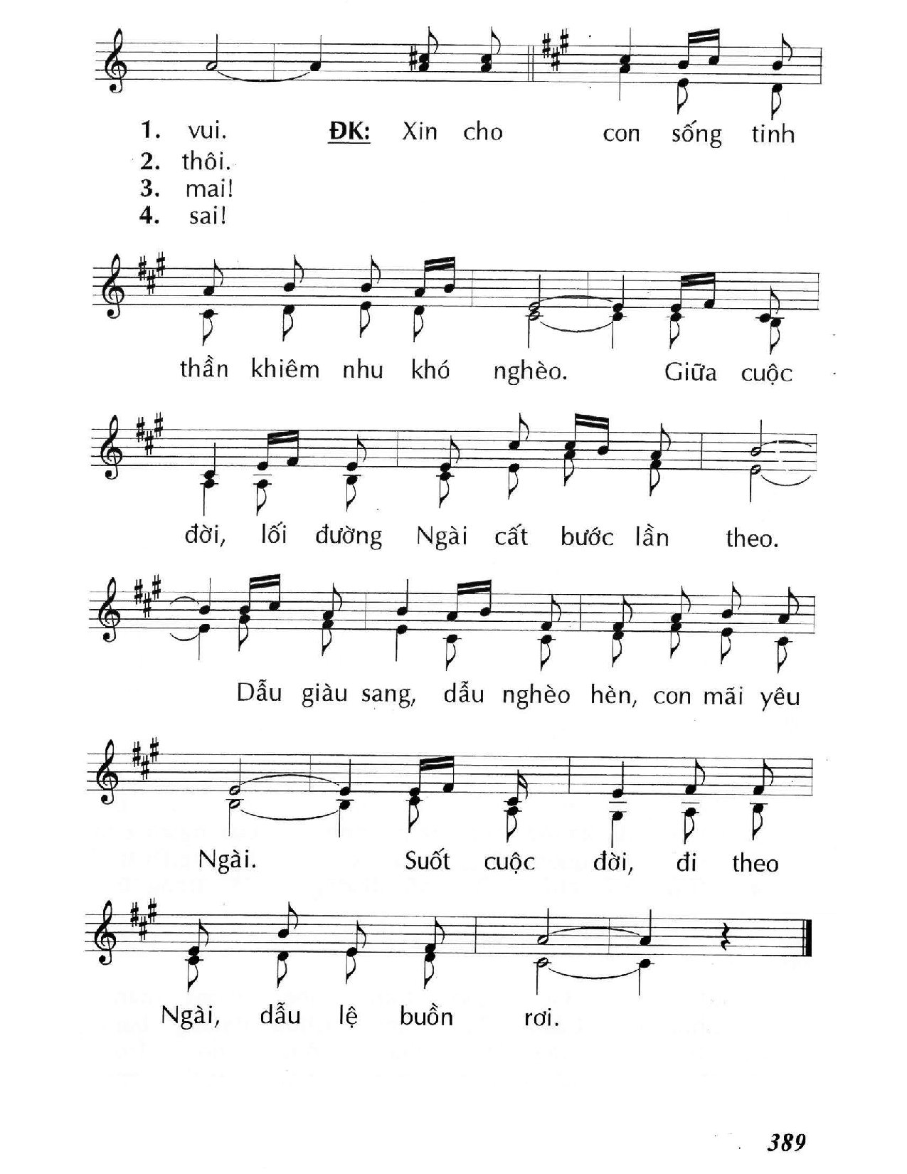 Page 2 of Sheet music PDF Người giàu khó vào Nước Trời - Huy Hoàng