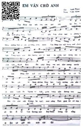 Page 1 of Sheet music PDF Em vẫn chờ anh - Nam Khai