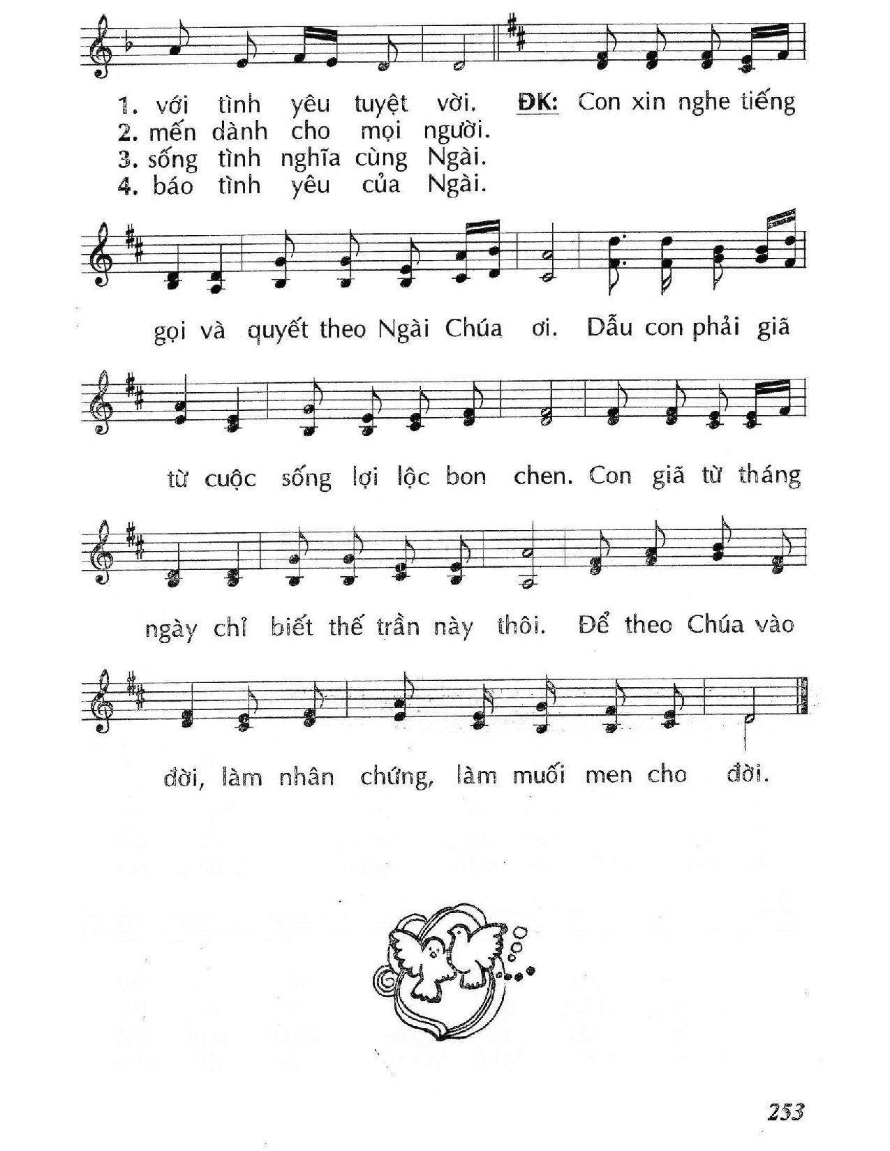 Page 2 of Sheet music PDF Chúa đi qua đời tôi (Mt. 9) - Huy Hoàng