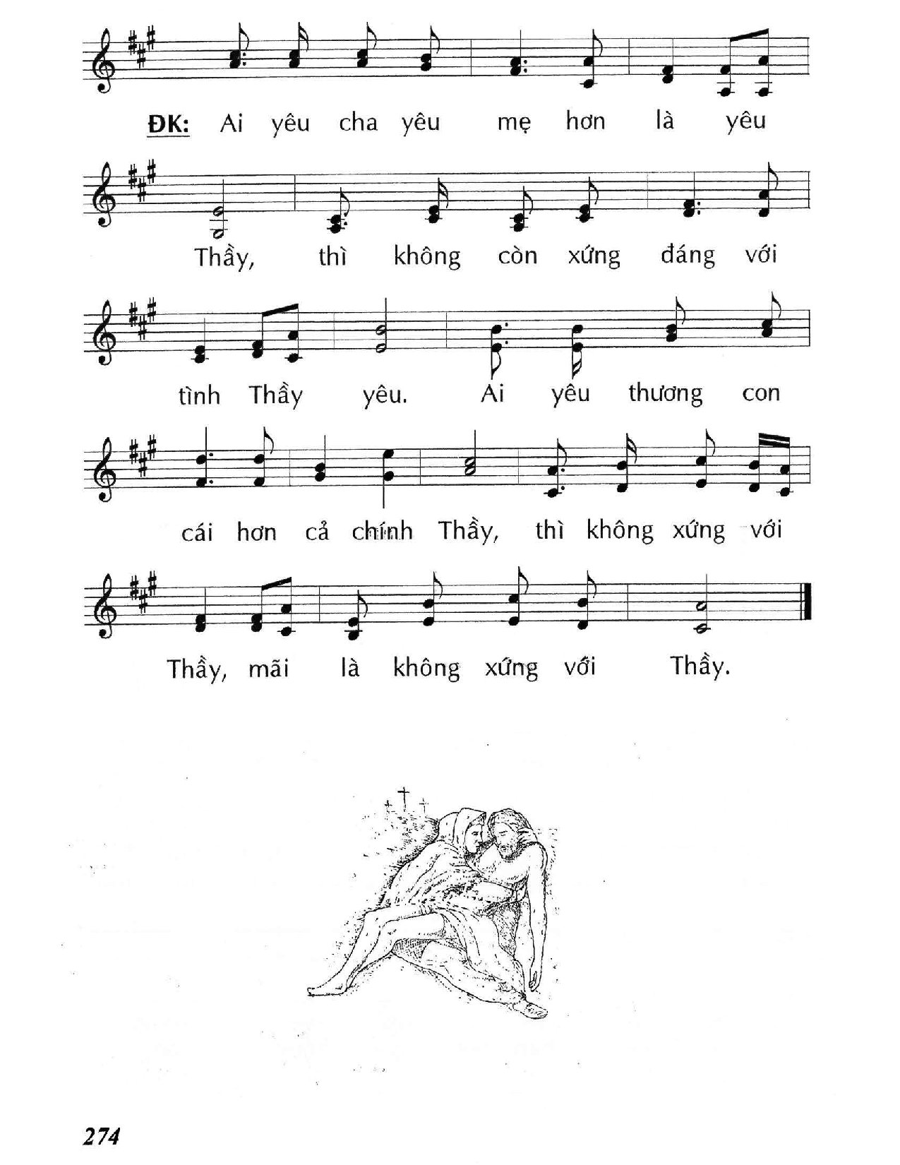 Page 2 of Sheet music PDF Xin cho con yêu Chúa (Mt. 10) - Huy Hoàng