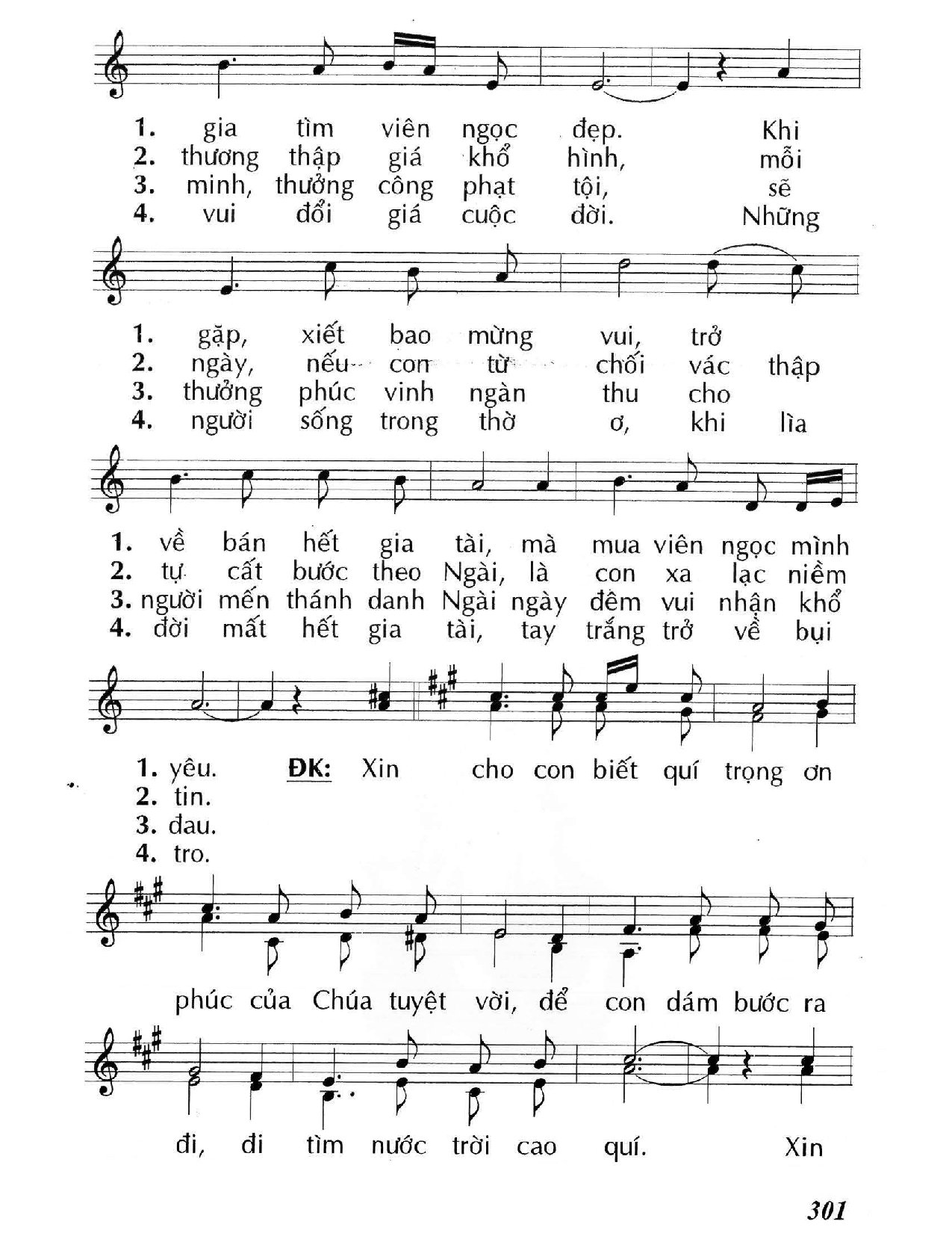 Page 2 of Sheet music PDF Kho báu Nước Trời (Mt. 13) - Huy Hoàng