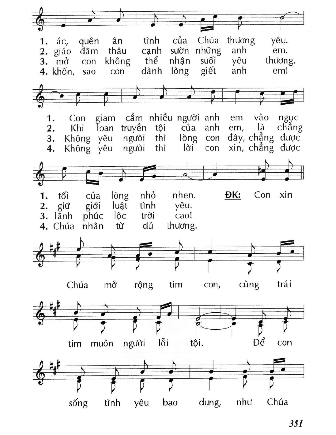 Page 2 of Sheet music PDF Tha thứ mãi (Mt. 18) - Huy Hoàng