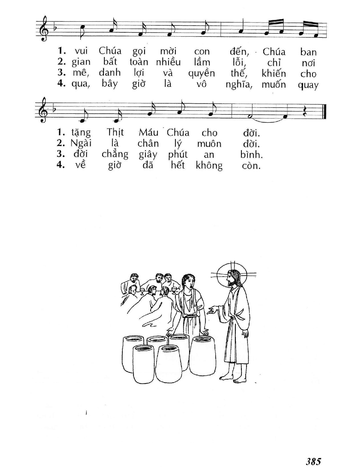 Page 2 of Sheet music PDF Chúa mời dự tiệc (Mt. 22) - Huy Hoàng
