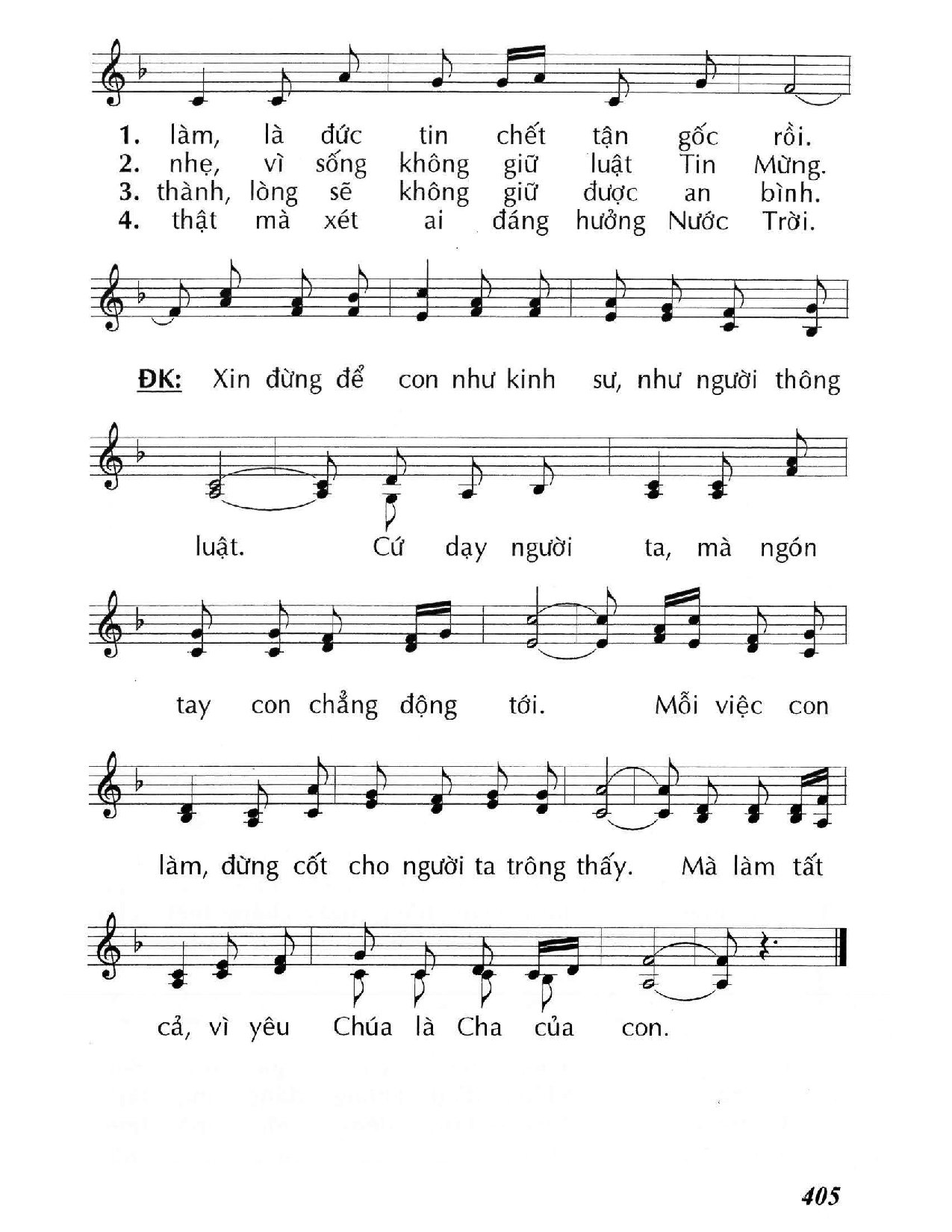 Page 2 of Sheet music PDF Nói mà không làm (Mt. 23) - Huy Hoàng