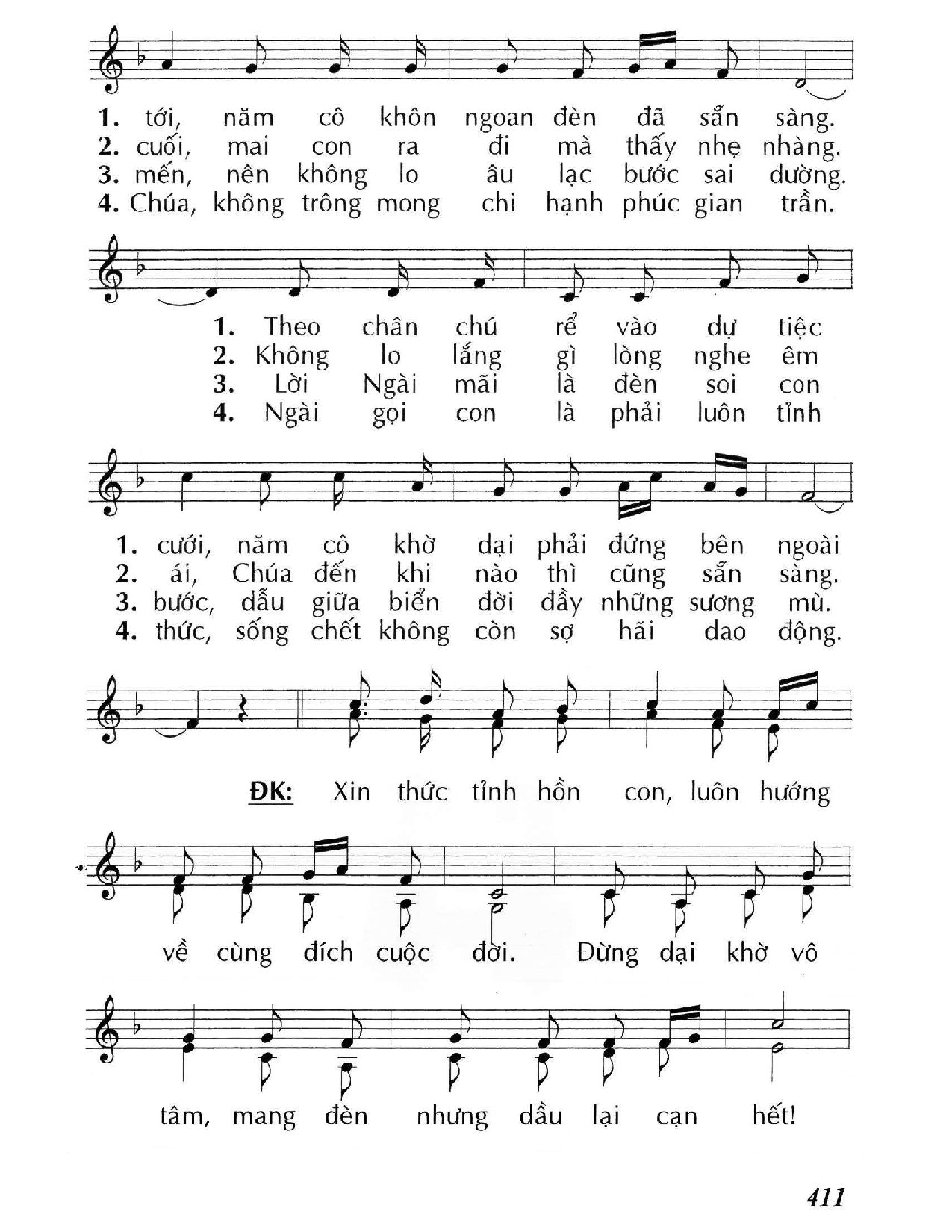 Page 2 of Sheet music PDF Người khôn – Kẻ dại (Mt. ) - Huy Hoàng