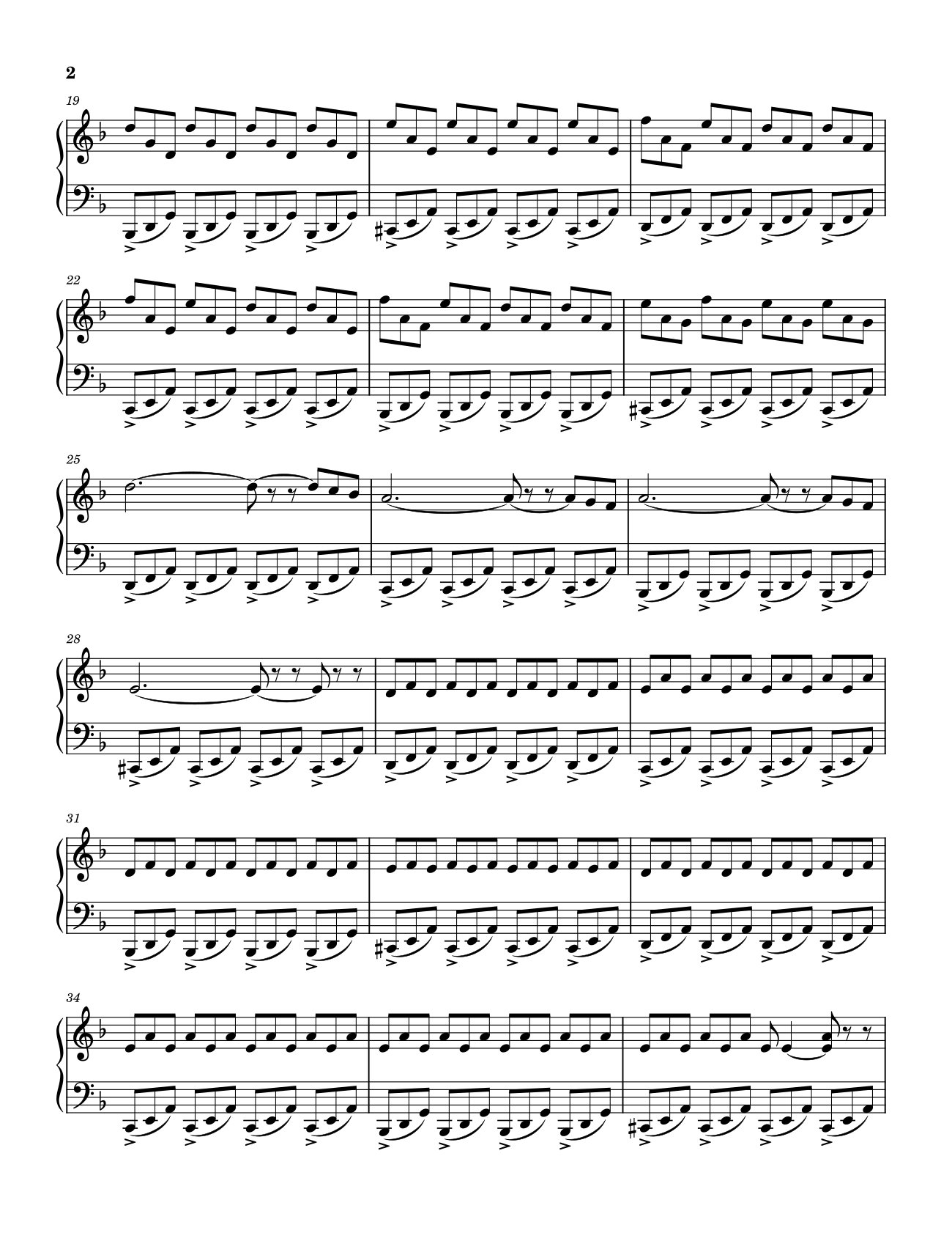 Page 2 of Sheet music PDF Van Gogh Sheet Piano - Howtopiano1