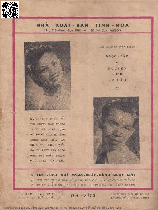 Page 4 of Sheet music PDF Gạo trắng trăng thanh - Hoàng Thi Thơ