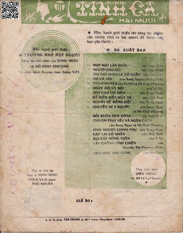 Page 4 of Sheet music PDF Gặp lại cố nhân - Hàn Sinh