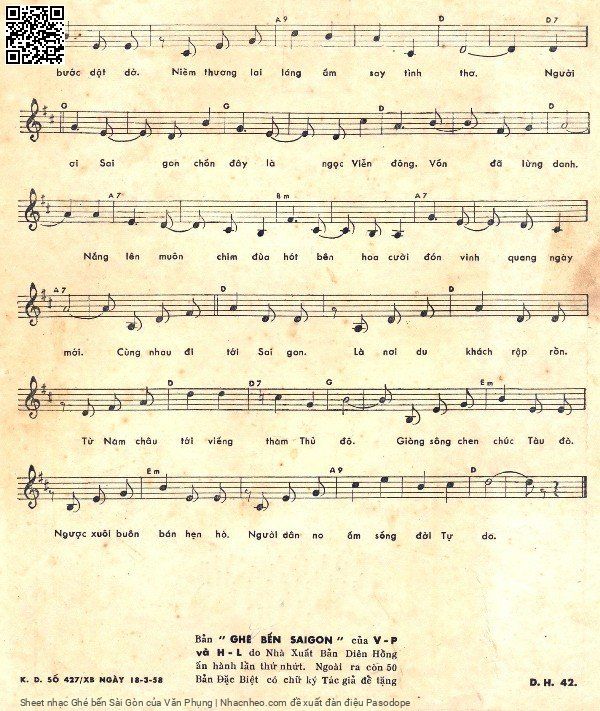 Page 3 of Sheet music PDF Ghé bến Sài Gòn - Văn Phụng