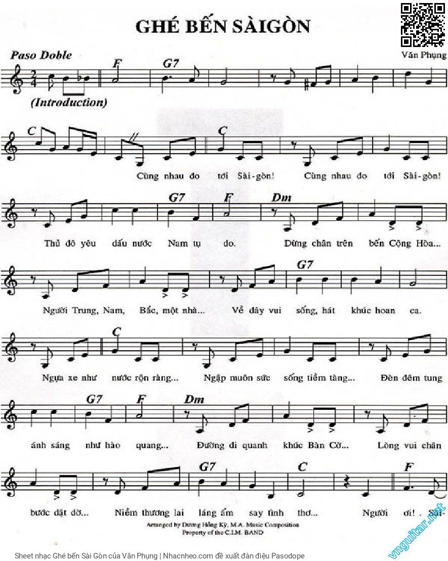 Page 4 of Sheet music PDF Ghé bến Sài Gòn - Văn Phụng