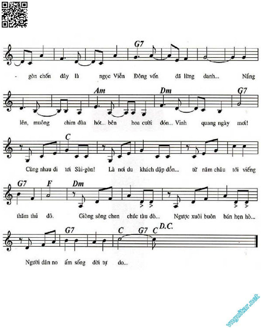 Page 5 of Sheet music PDF Ghé bến Sài Gòn - Văn Phụng