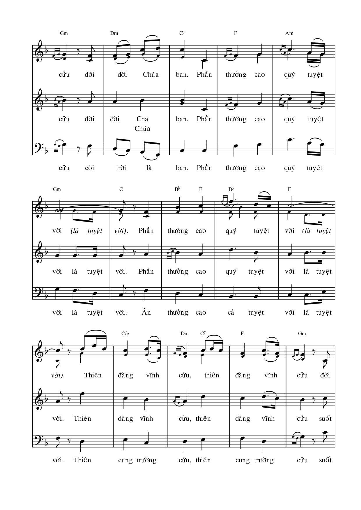 Page 5 of Sheet music PDF Chung khúc phúc cho ai - Viết Chung