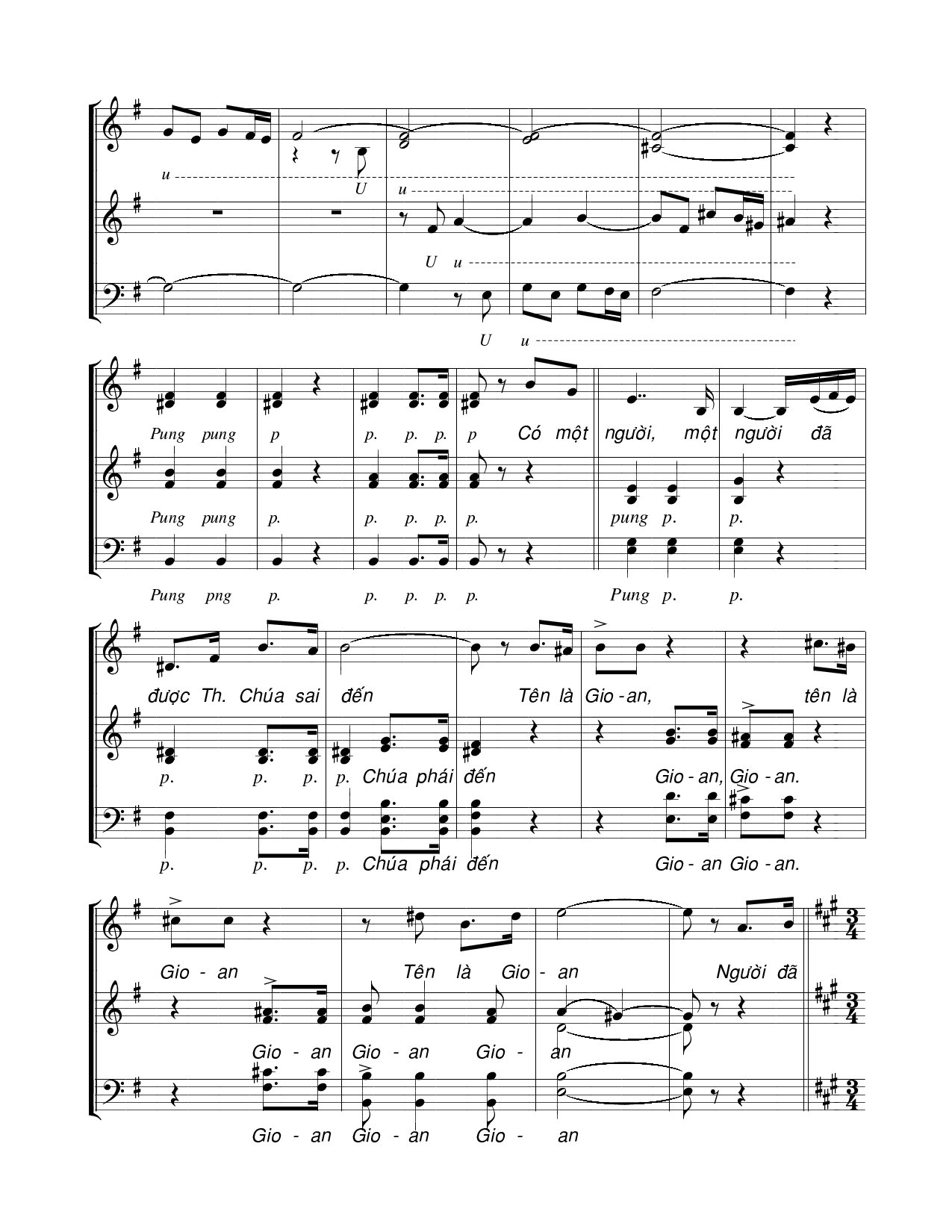 Page 2 of Sheet music PDF Tiếng vang sa mạc - Viết Chung