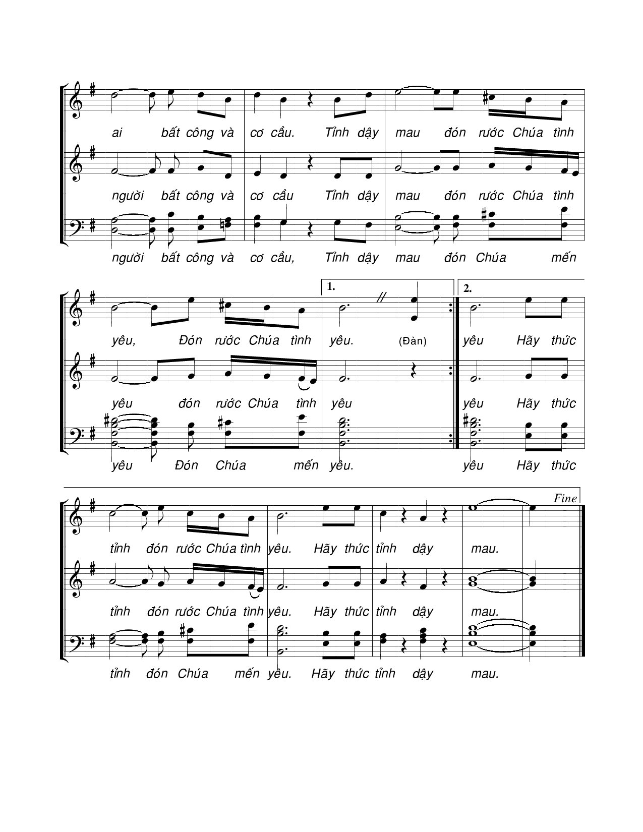 Page 6 of Sheet music PDF Xin rủ tình thương - Viết Chung