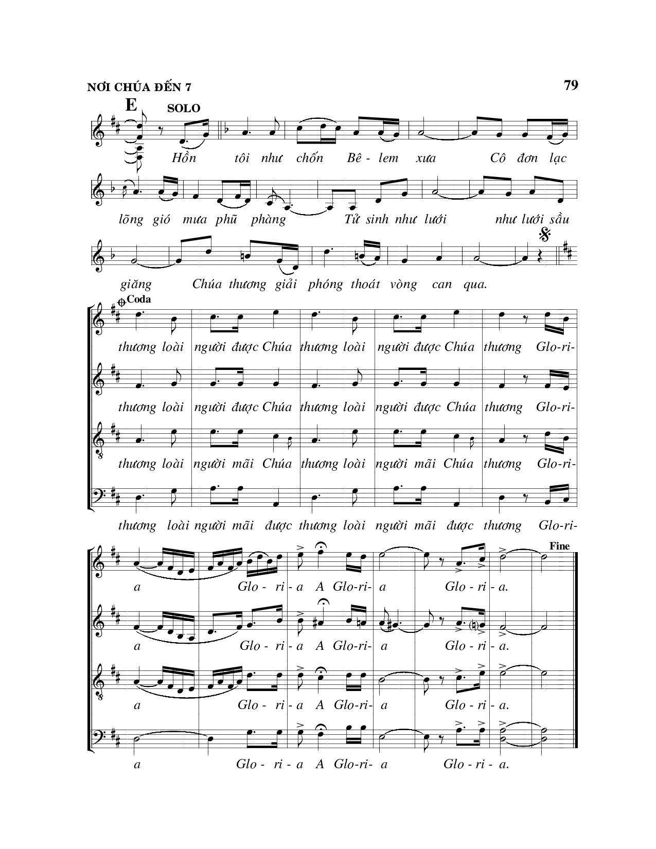 Page 7 of Sheet music PDF Nơi Chúa đến - Viết Chung