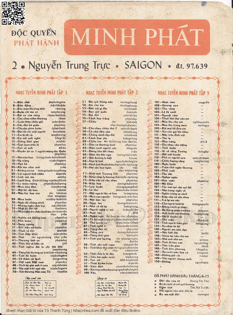 Page 4 of Sheet music PDF Giã từ - Tô Thanh Tùng