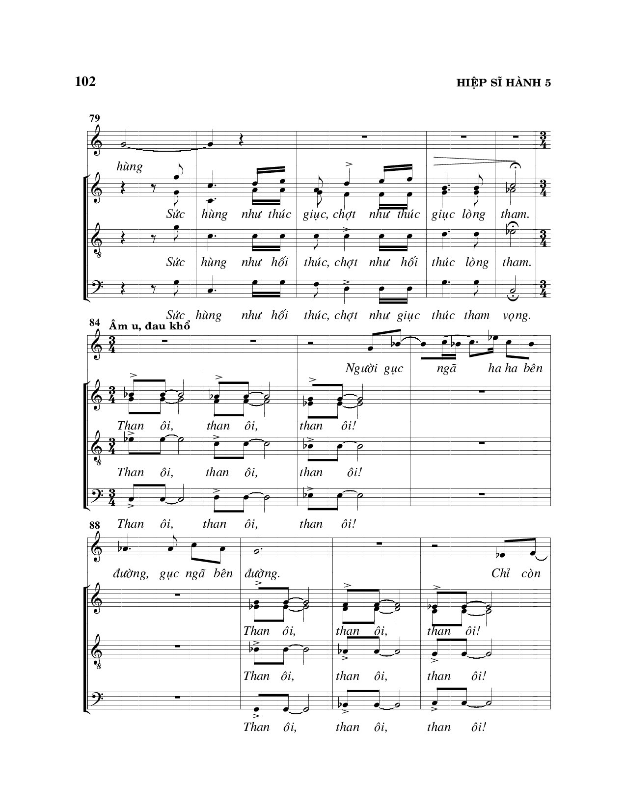 Page 5 of Sheet music PDF Hiệp sĩ hành - Viết Chung