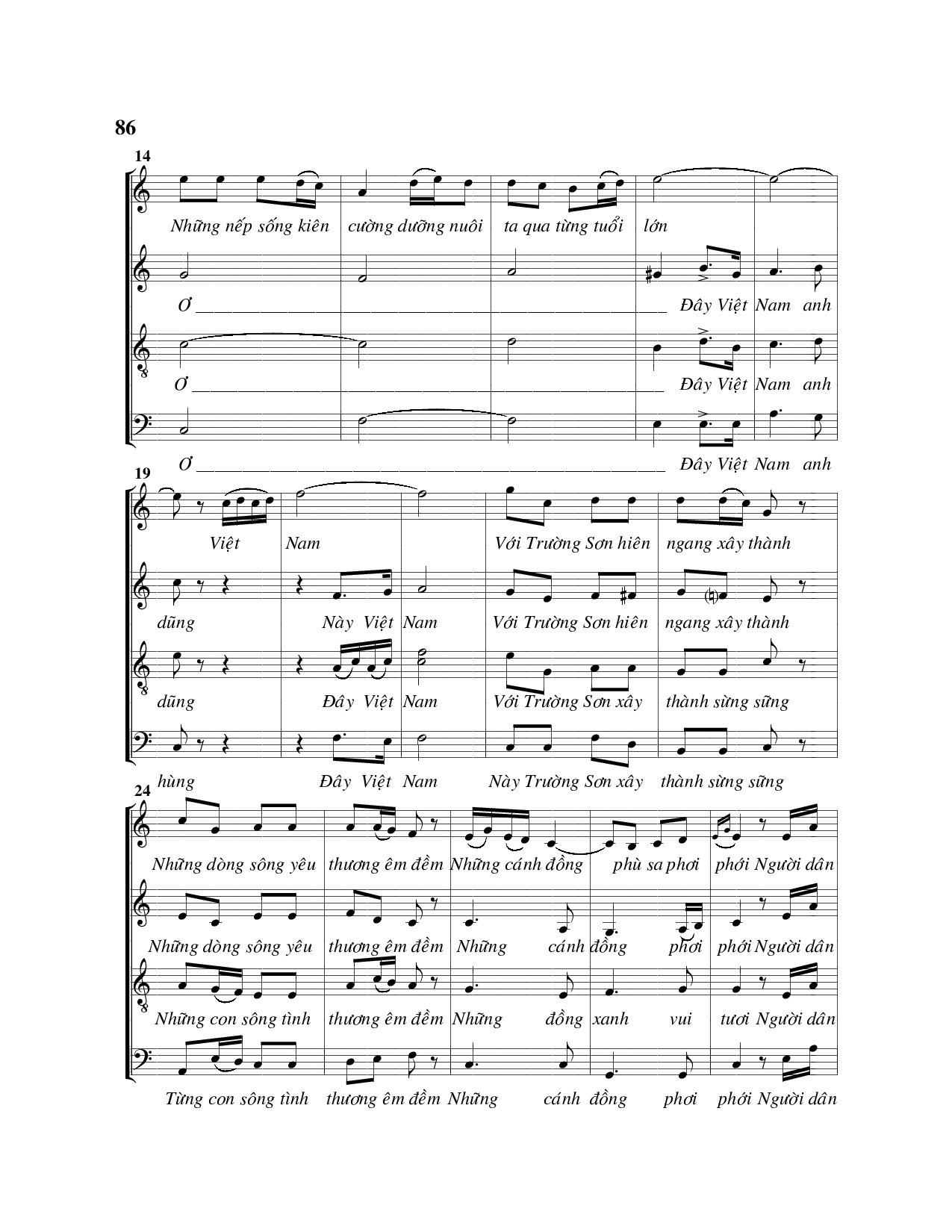 Page 2 of Sheet music PDF Người Công giáo Việt Nam - Viết Chung