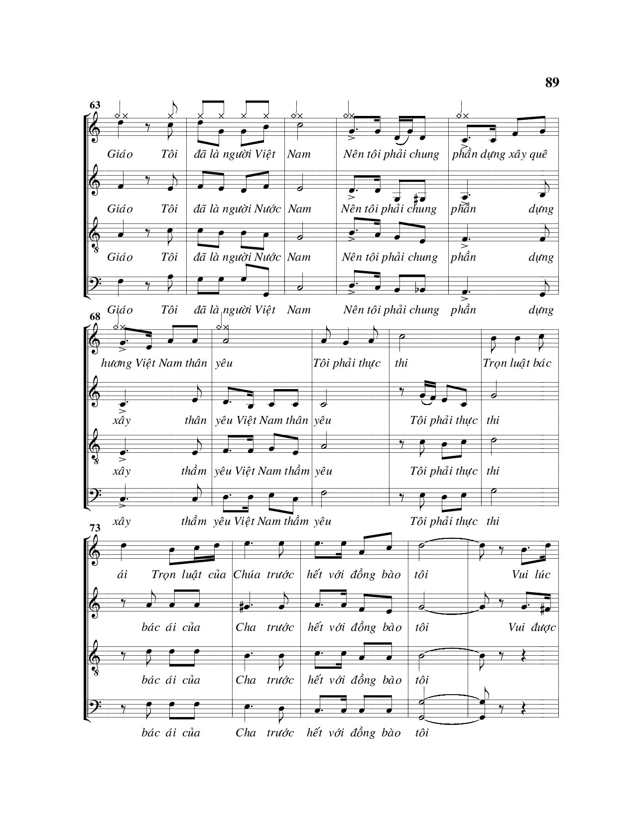 Page 5 of Sheet music PDF Người Công giáo Việt Nam - Viết Chung