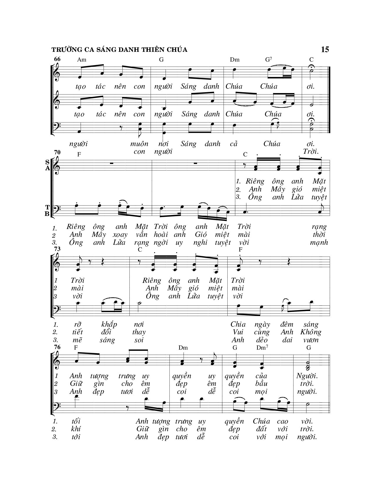 Page 5 of Sheet music PDF Trường ca sáng danh Thiên Chúa - Viết Chung