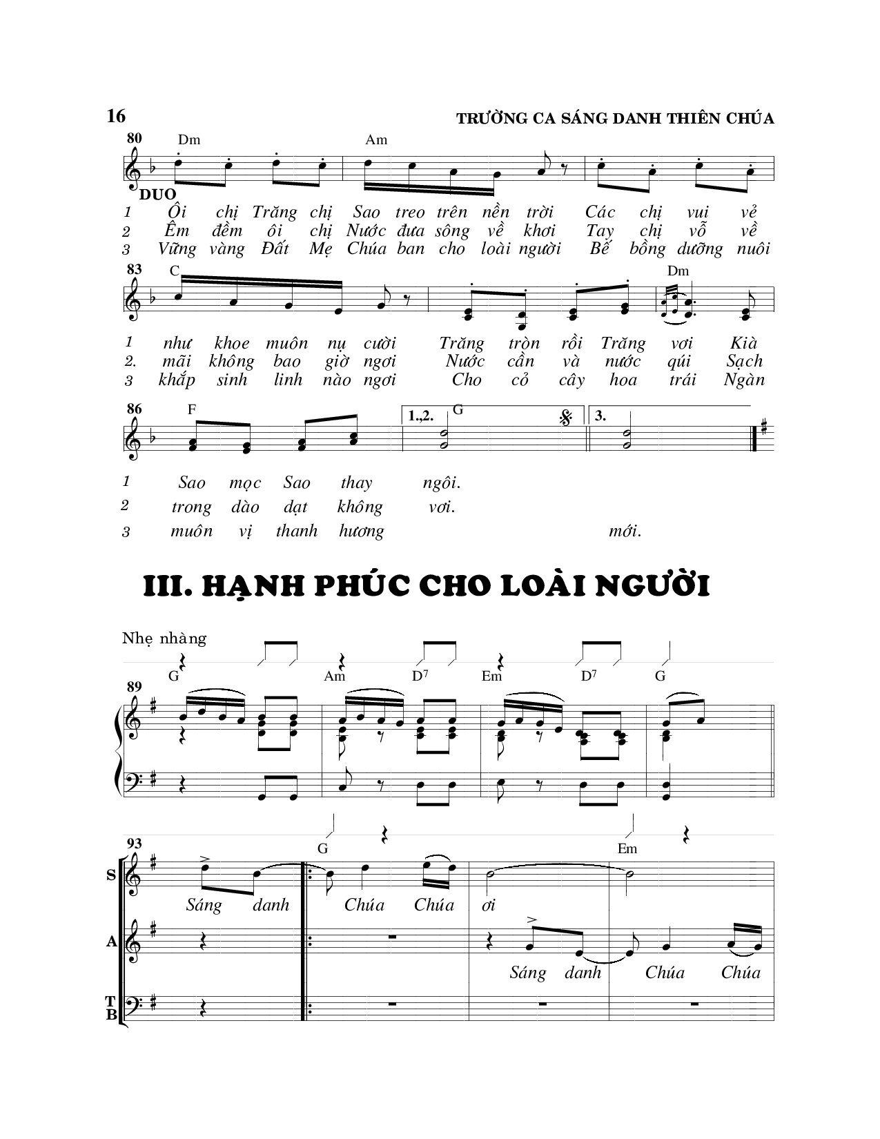 Page 6 of Sheet music PDF Trường ca sáng danh Thiên Chúa - Viết Chung
