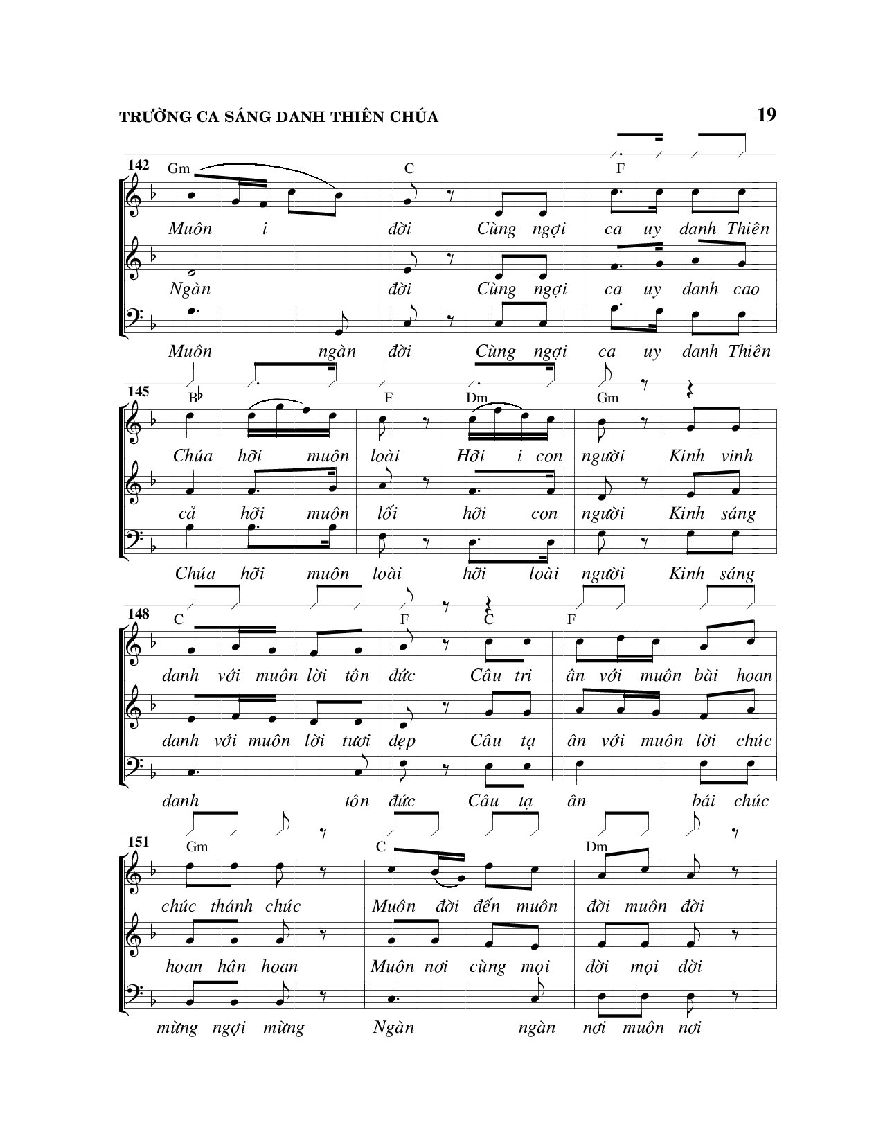 Page 9 of Sheet music PDF Trường ca sáng danh Thiên Chúa - Viết Chung