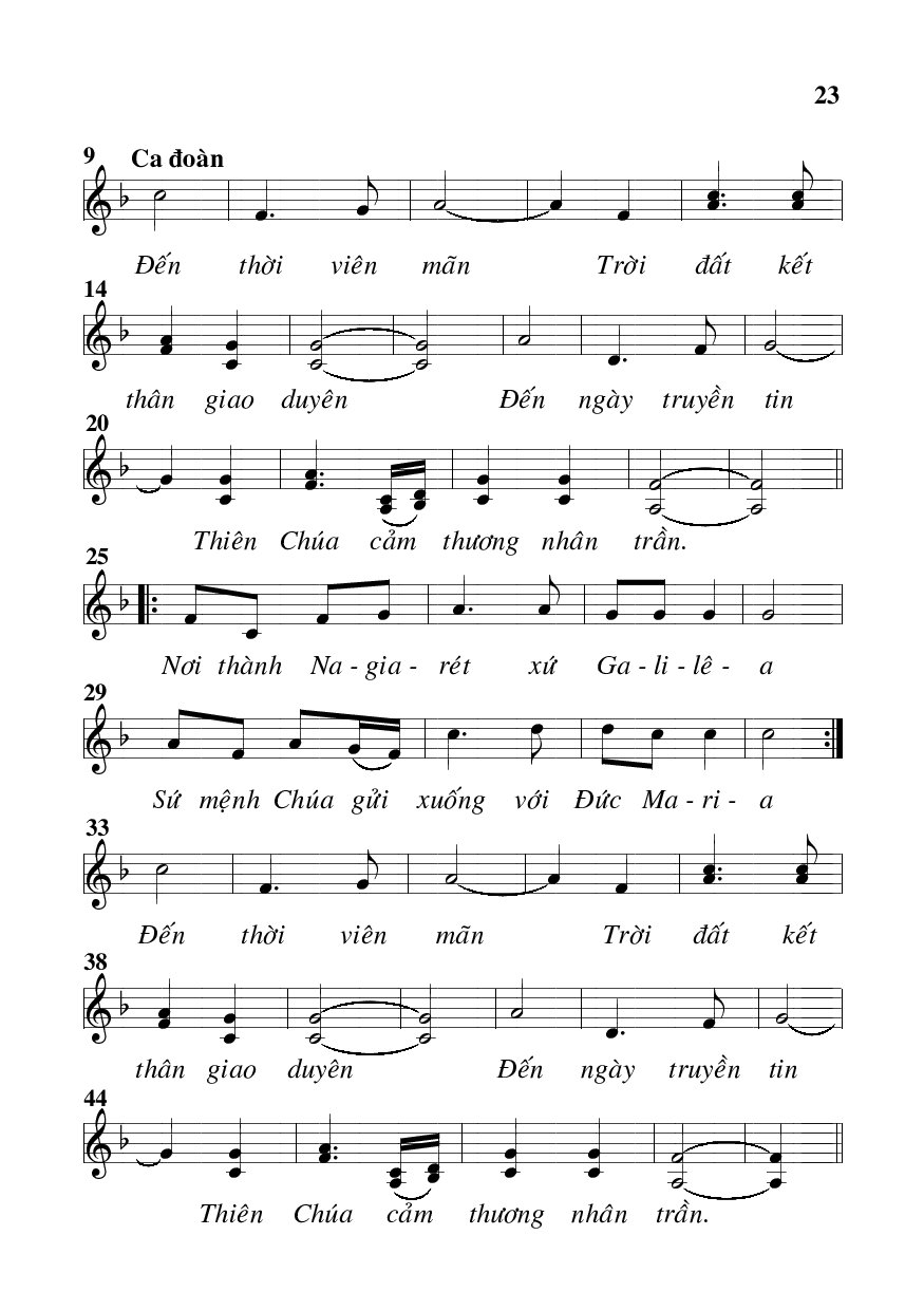 Page 3 of Sheet music PDF Ca cảnh Giáng sinh - Viết Chung